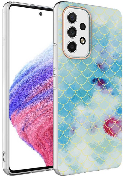 Galaxy A73 Kılıf Iktk Bella Kapak-Mavi