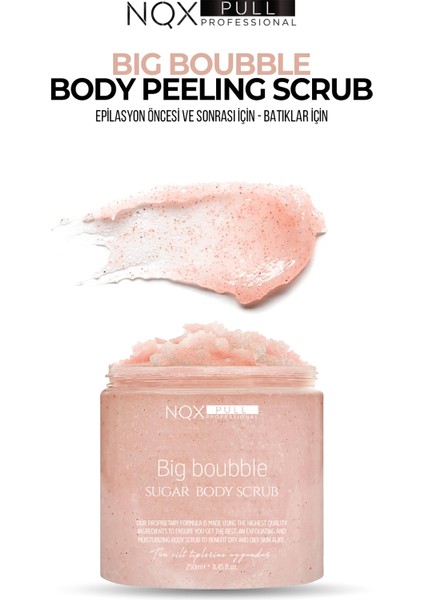 Vücut Peeling Maske Body Scrub Arındırıcı Nemlendirici Batık Giderici