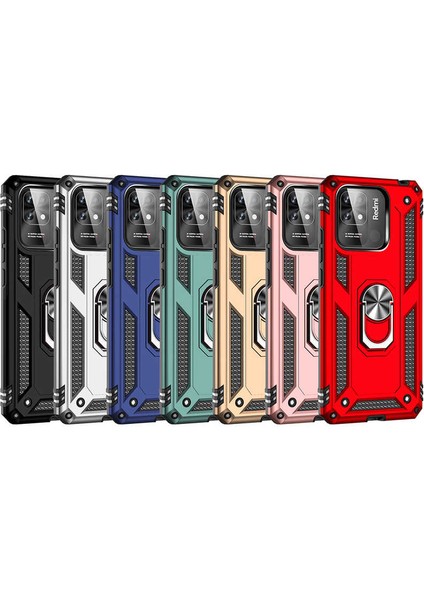 Xiaomi Poco C40 Kılıf Iktk Vega Kapak-Mavi fiyatları