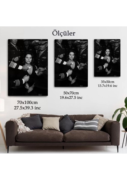 Lana Del Rey Dekoratif Duvar TABLOSU-6372 indirimleri