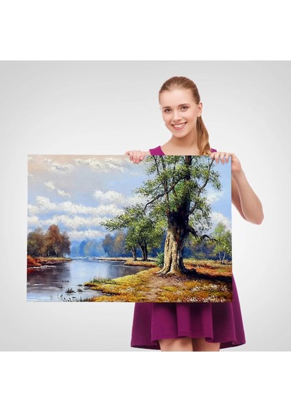 Ukrayna Nahir Manzarası Duvar TABLOSU-1206 fırsatları