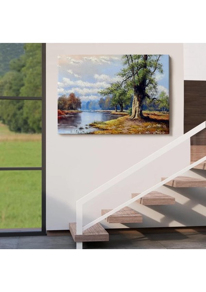 Ukrayna Nahir Manzarası Duvar TABLOSU-1206 indirimleri