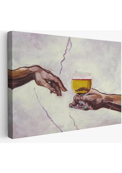 Tanrının Ademe Bira Ikramı TABLOSU-6576