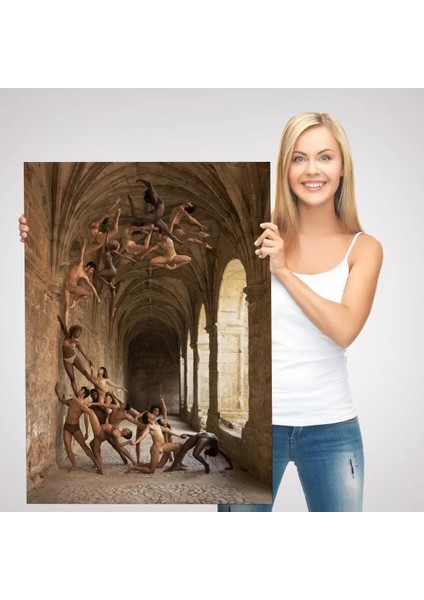 Rob Woodcox Insan Dalgasi Adlı Eseri Duvar TABLOSU-6389 modelleri