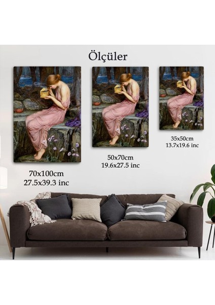 Psyche Altın Kutuyu Açıyor Yunan Mitolojisi Duvar TABLOSU-6261 indirimleri