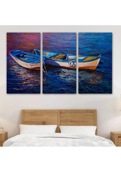 Balıkçı Tekneleri Kanvas Duvar TABLOSU-1191 modelleri
