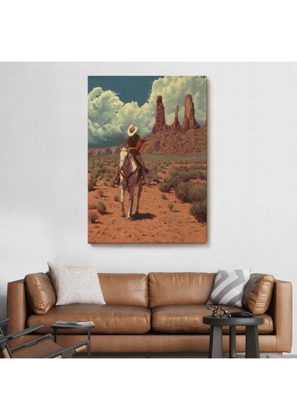 Amerikalı Kovboy Dekoratif Duvar TABLOSU-6280 fiyatları