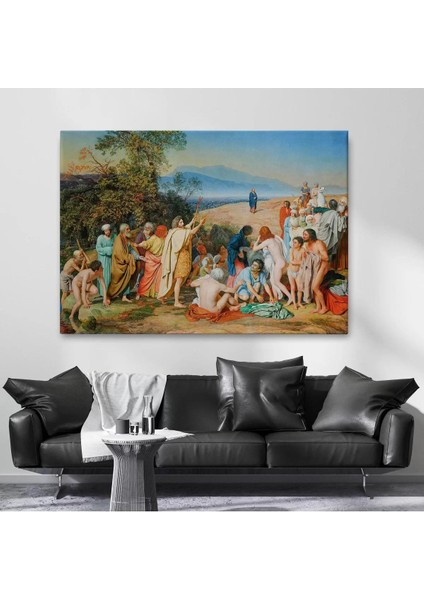 Isa'nın Insanlara Görünüşü Tablosu - Aleksander Ivanov - The Apparition Of Christ To The PEOPLE-6539 fiyatları