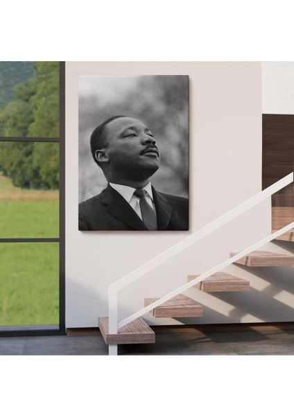 Martin Luther King Dekoratif Kanvas Duvar TABLOSU-6374 fırsatları
