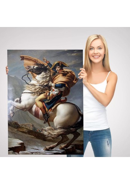 Bonaparte Franchissant Le Grand-Saint-Bernard TABLOSU-6296 modelleri