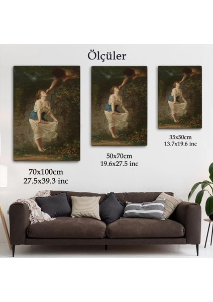 Kiraz Toplayan Sevgililer Duvar TABLOSU-6255 indirimleri