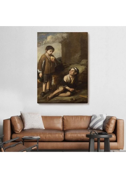 Bartolomé Esteban Murillo'nun Argolla Oyununa Davet TABLOSU-6290 fiyatları