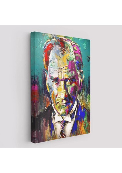 Renkli Mustafa Kemal Atatürk TABLOSU-6327