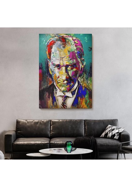 Renkli Mustafa Kemal Atatürk TABLOSU-6327 fiyatları