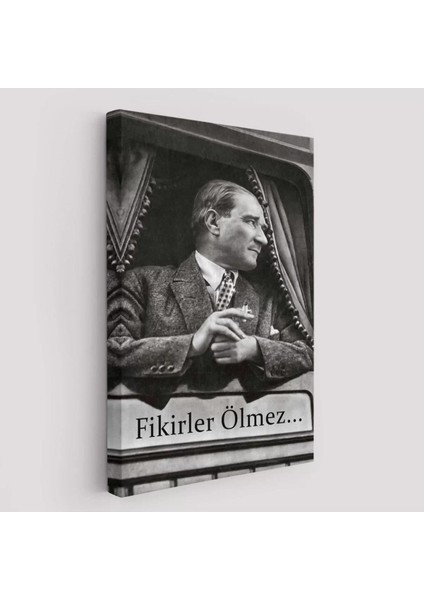 Atatürk'ün Doğu Ekspresinde Fotoğrafı Duvar TABLOSU-6222