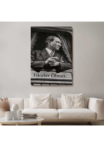 Atatürk'ün Doğu Ekspresinde Fotoğrafı Duvar TABLOSU-6222 fiyatları