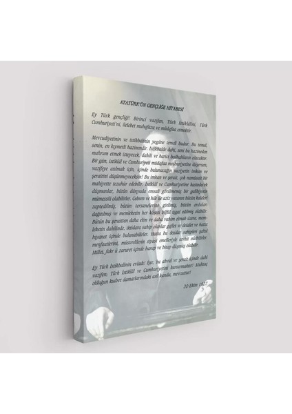 Atatürk'ün Gençliğe Hitabesi Duvar TABLOSU-6465