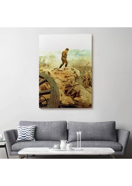 Atatürk ve Büyük Taarruz Duvar TABLUSU-6463 fiyatları