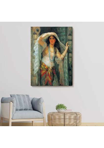 Kapıdan Bakan Cariye Tablosu - Arthur WONTNER -6451 fiyatları