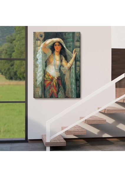 Kapıdan Bakan Cariye Tablosu - Arthur WONTNER -6451 fırsatları