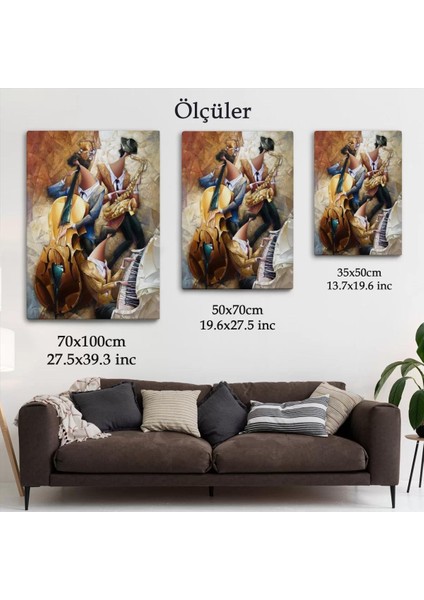 Sürreal Müzik Grubu Duvar TABLOSU-6498 indirimleri