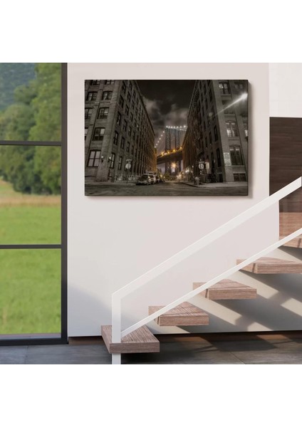Manhattan Sokak Manzara TABLOSU-6517 fırsatları