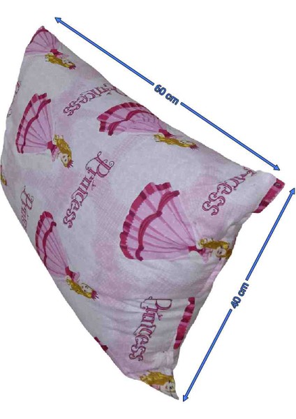Kız Çocuk Yastık 60 x 40 cm Yatmak Çocuk Odası Princesin fırsatları