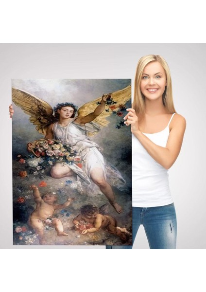 Küçük Melekler ve Annesi Duvar TABLOSU-6395 modelleri