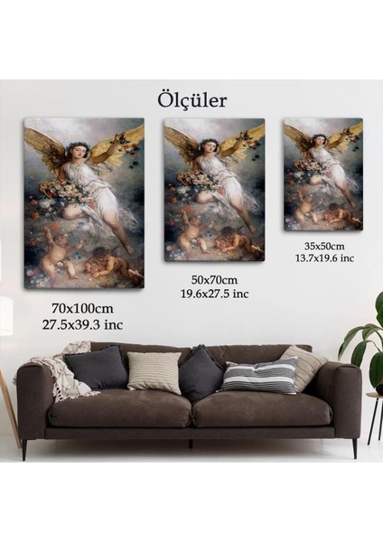 Küçük Melekler ve Annesi Duvar TABLOSU-6395 indirimleri