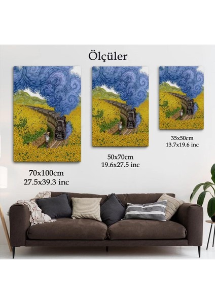 Vincent Van Gogh'un Renkli Tasviri Duvar TABLOSU-6224 indirimleri
