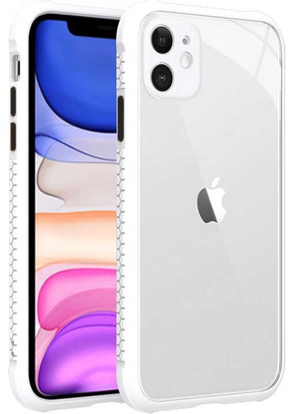 iPhone 11 Uyumlu ​​iktk Kaff Kapak-Renksiz