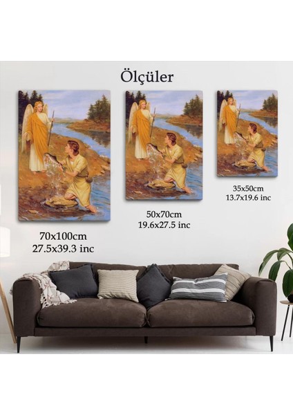 Başmelek Aziz Raphael Duvar TABLOSU-6360 indirimleri
