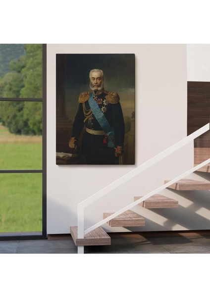 Rus Imparatorluğu Generali Alexander Vladimirovich ADLERBERG TABLOSU-6359 fırsatları