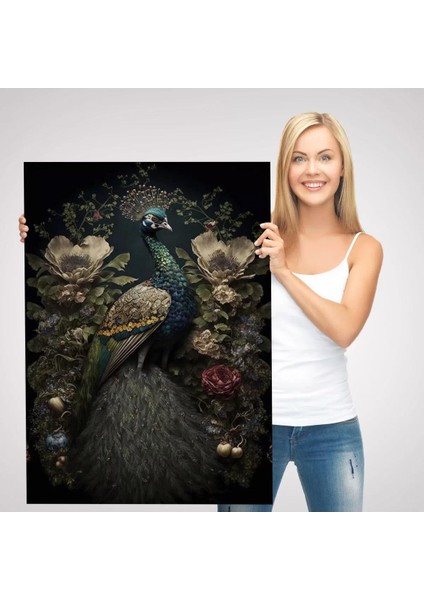Çiçekler Içindeki Tavuz Kuşu TABLOSU-6491 modelleri