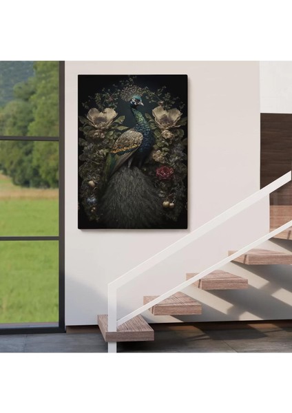 Çiçekler Içindeki Tavuz Kuşu TABLOSU-6491 fırsatları