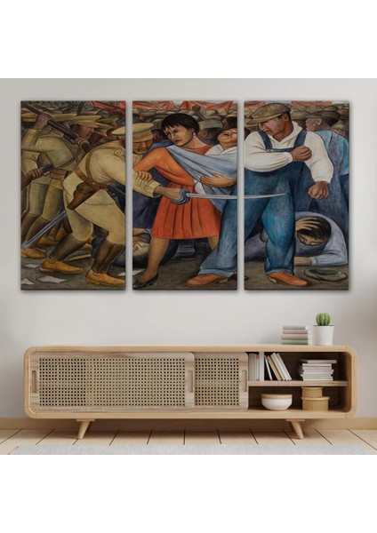 Diego Rivera'nın Isyan TABLOSU-6587 modelleri