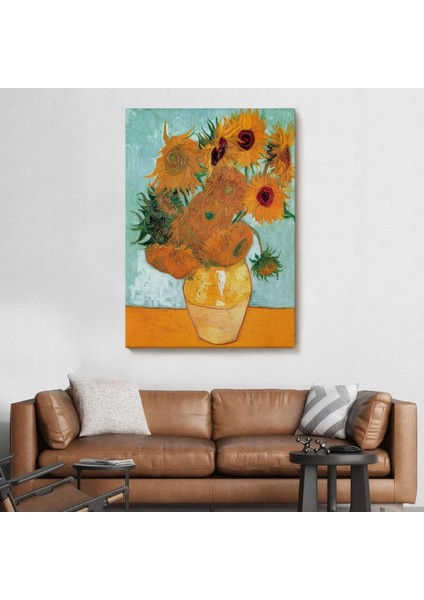 Vincent Van Gogh Ayçiçeği TABLOSU-6437