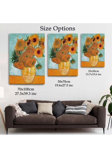 Vincent Van Gogh Ayçiçeği TABLOSU-6437