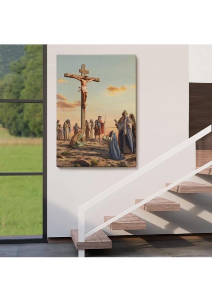 Çarmıha Gerilmiş Isa Mesih Duvar Tablosu, Jesus CHRIST-6347 fırsatları