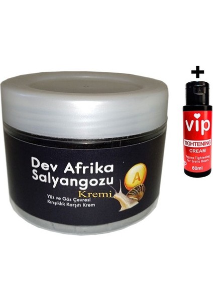 Bonie Giant Vıp:31 Yàşlanma Kàrşıtı Sàlyangoz Kremi 100ML Dev Afrika Salyangozu Yanında Vip Vajìna Şékillendìrici Krem 60 ml