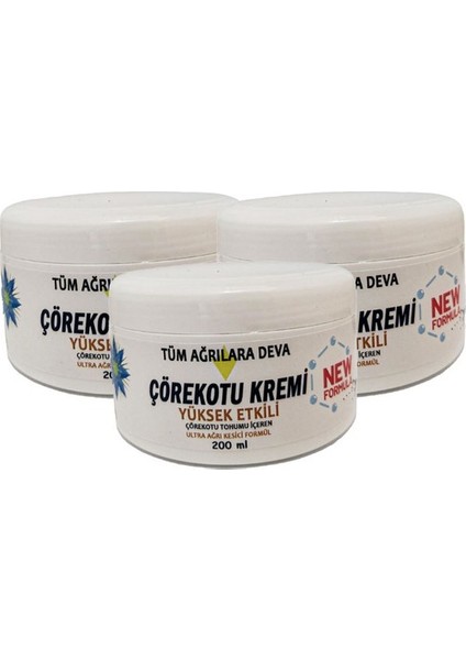 Corex Çörek Otu Kremi White Box 3 Tane Birden 200 ml