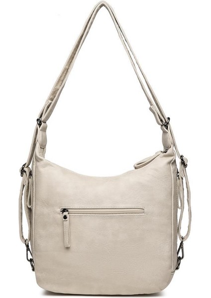 Yıkama Deri Hem Sırt Hem Omuz Kadın Çantası 21-K Barcelona 1930 fiyatları