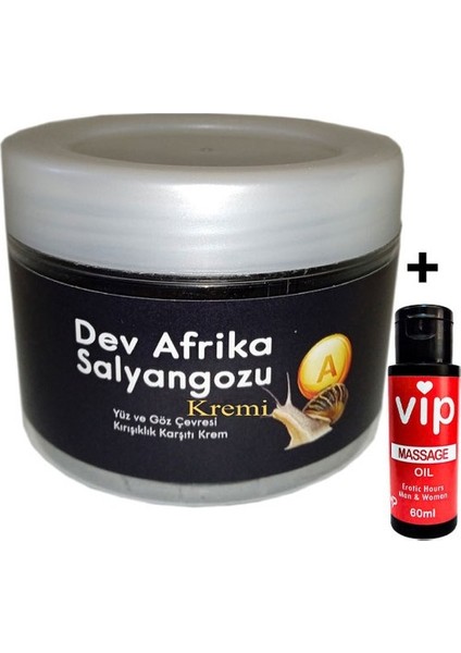 Bonie Giant Vıp:26 Dev Afrikasalyàngozu Kremi Yaşlànma Kàrşıtı 100ML Yanında Vip Èrotik Màsaj Yàğı 60 ml