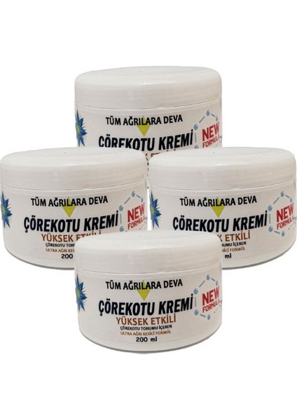 Corex Çörek Otu Kremi White Box 4 Tane x 200 ml ASMZF145