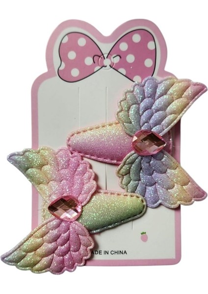 Unicorn Çıtçıtlı Saç Tokası 2 Adet modelleri