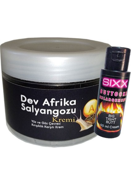 Bonie Giant 100ML Ksıxx:29 Krem Dev Afrika Salyangozu Anti-Aging ile Birlikte + Sıxx Kaıca Sekiııendırme Kremi 60 ml