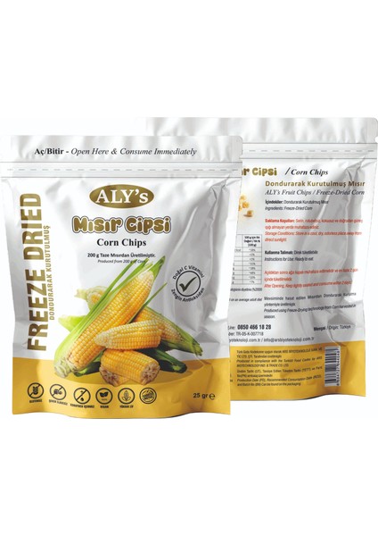 Freeze Dried Mısır Cipsi