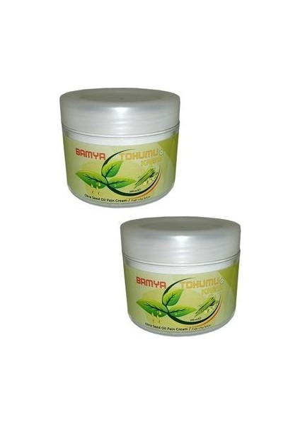 Bamya Tohumu Kremi Vücut Sızıları Için 100 ml x 2