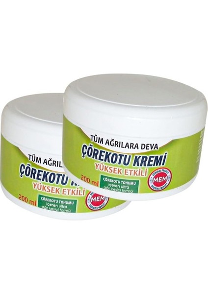 Corex Çörek Otu Kremi Green Box 200 ml Ölçeğinde x 2 Adet ASMZF118