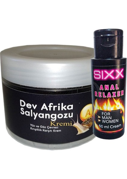 Bonie Giant ^ksıxx:23 Dev Afrika Salyangozu Yaşlànma Kàrşıtı Krem 100ML + Sıxx Bay Bayan Arka Rahatıetici Crem